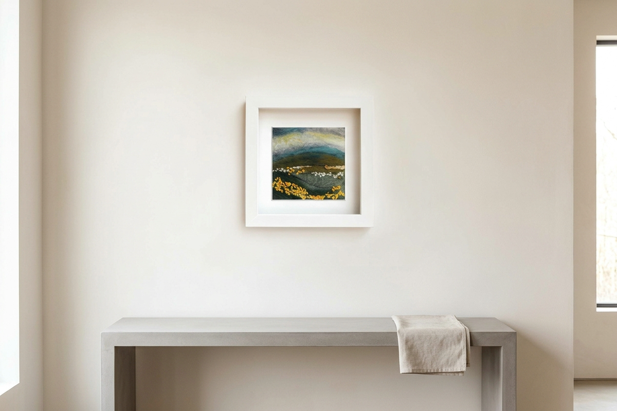 Looking after framed felt artwork